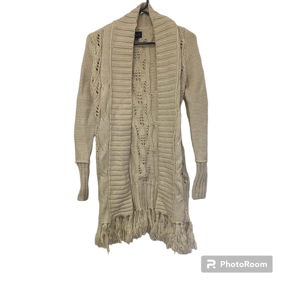 Crochet Cardigan Sweater Kimonos Boho Solid Color Oversized Summer Open Front Ou